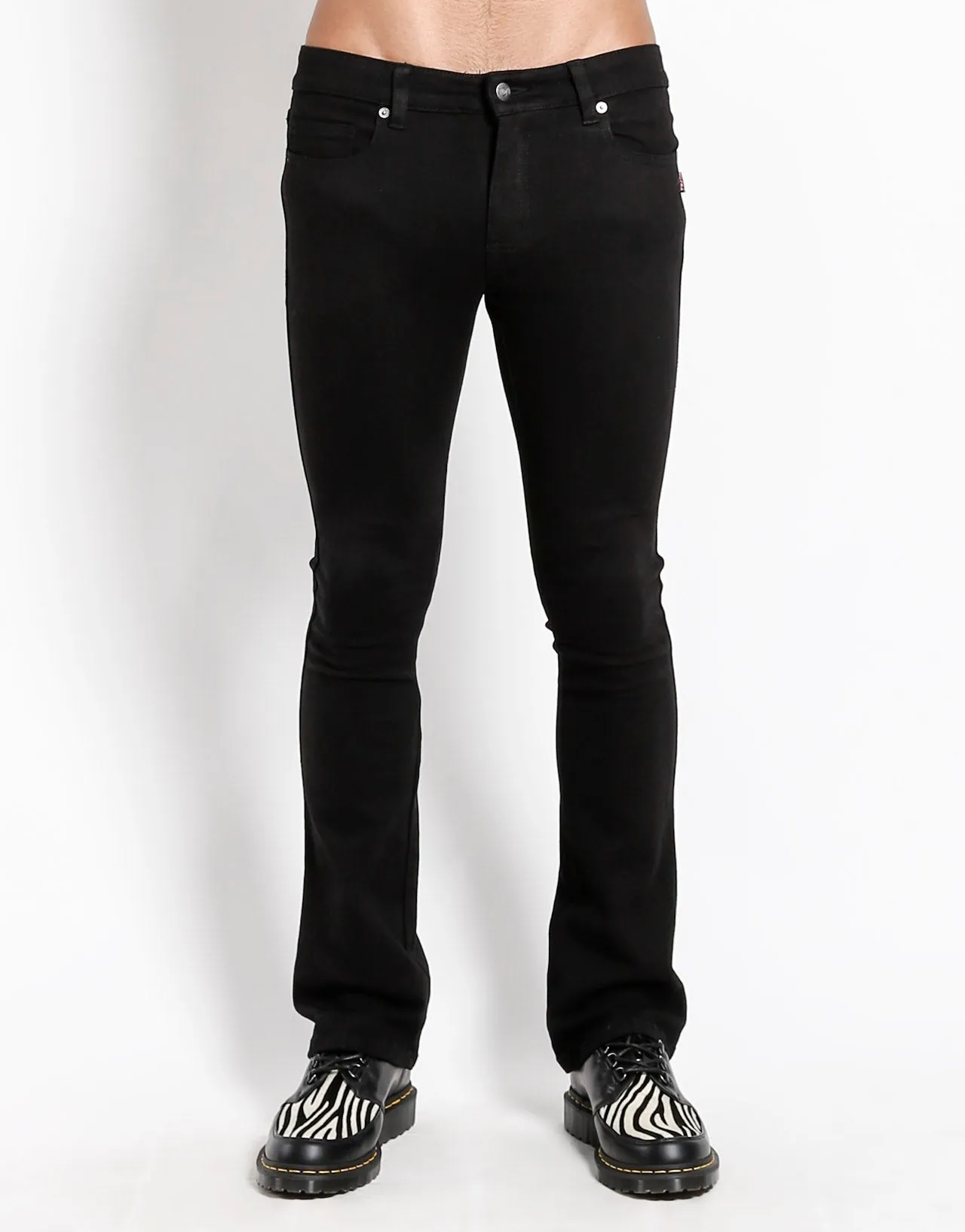 TRASH & VAUDEVILLE BLACK BOOTCUT JEAN sold by Tripp nyc