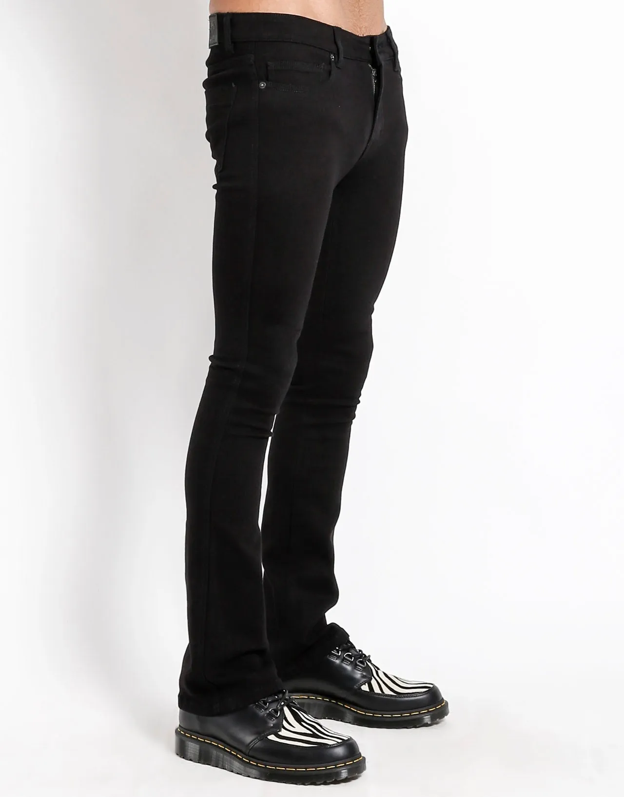 TRASH & VAUDEVILLE BLACK BOOTCUT JEAN sold by Tripp nyc product image thumbnail 3