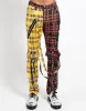 SPLIT LEG BONDAGE PANT YELLOW/BLACK PLAID sold by Tripp nyc