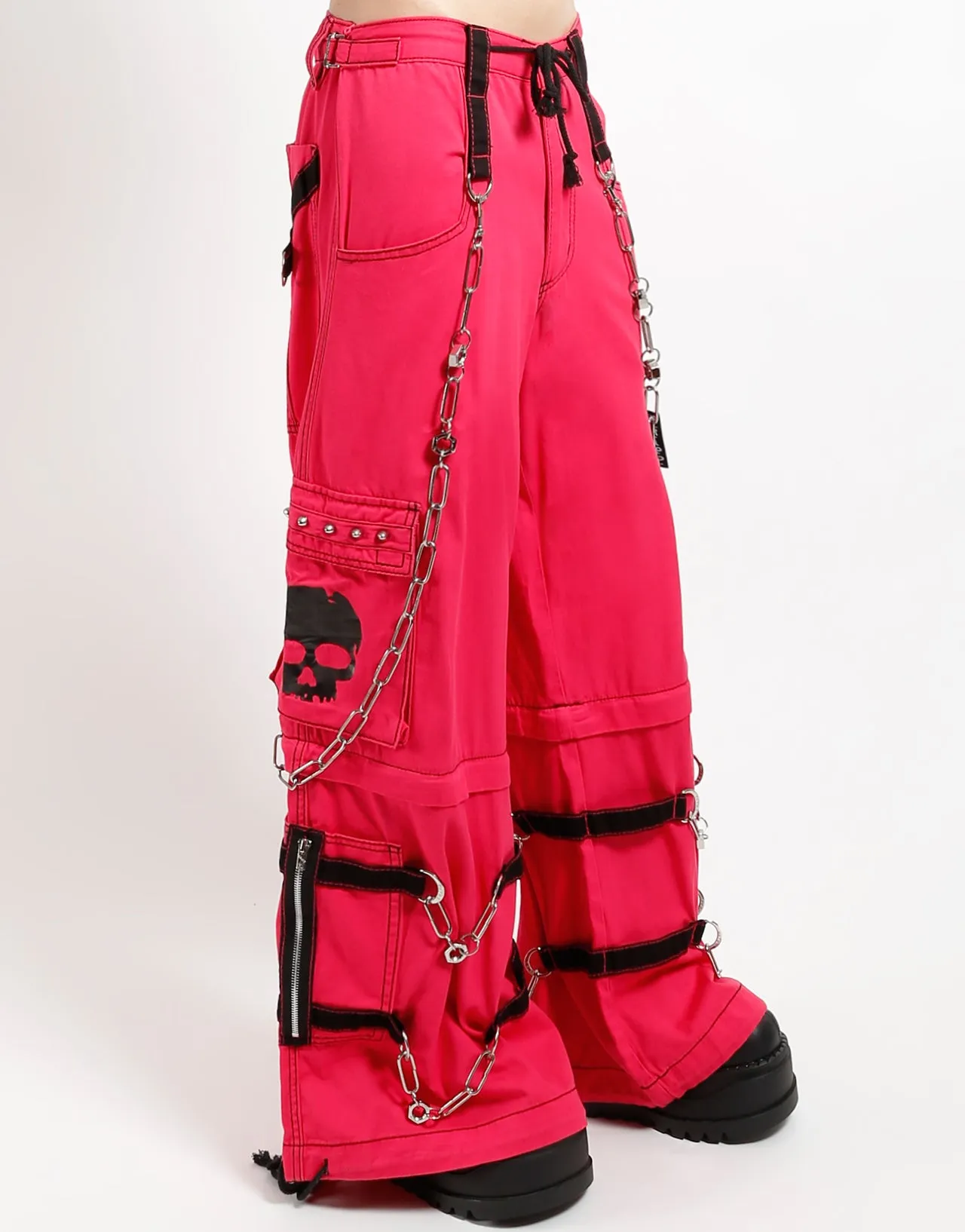 SKULL ZIP OFF PANT PINK sold by Tripp nyc