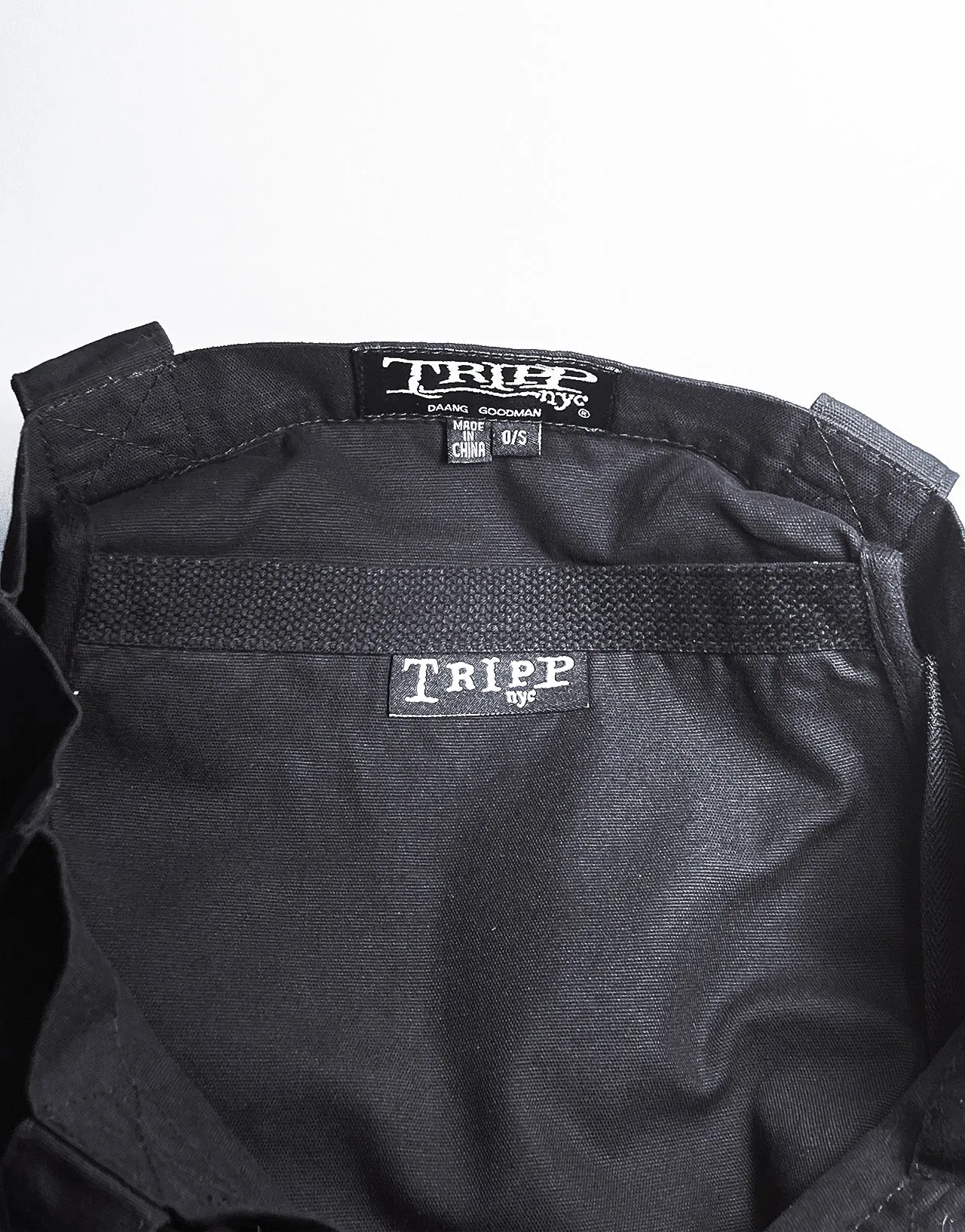 BIG WHITE SKULL LOGO TOTE sold by Tripp nyc product image thumbnail 5
