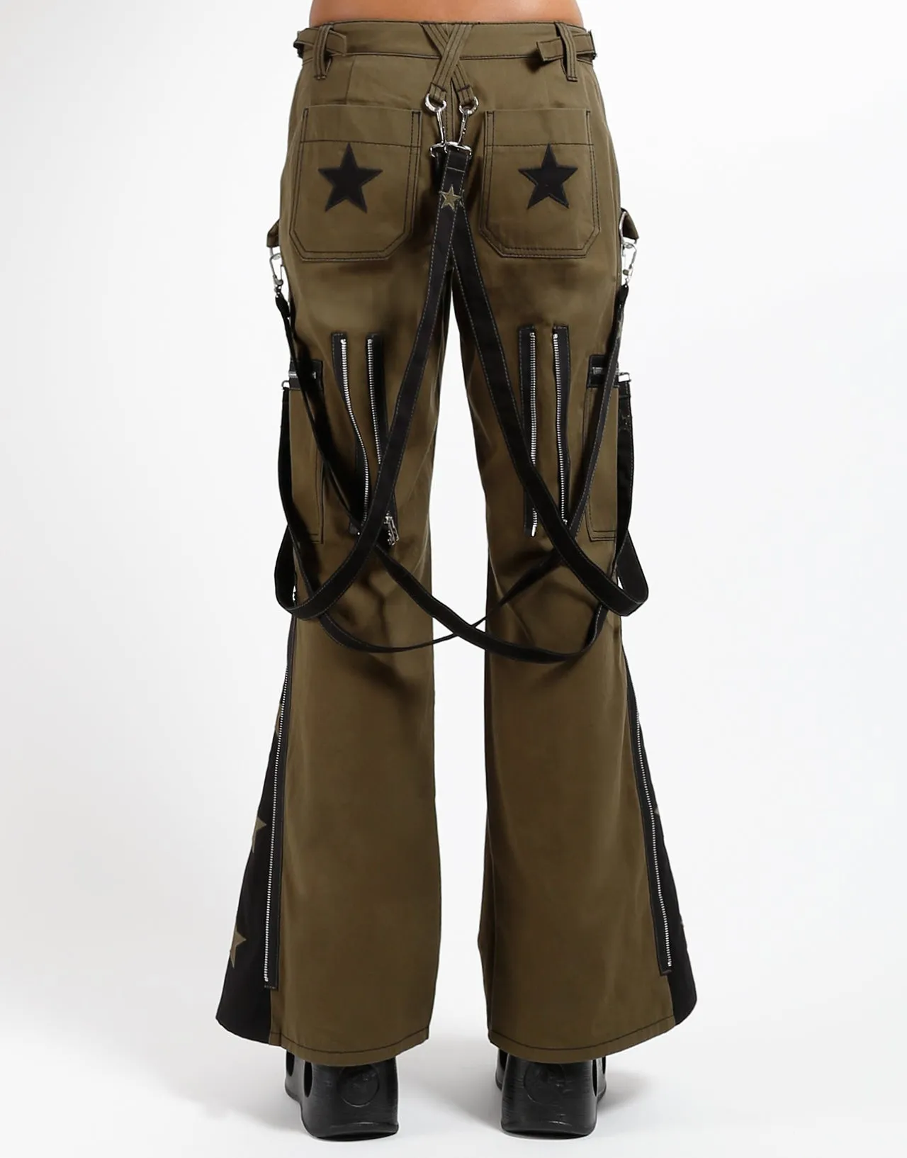 I AM A STAR PANT ARMY BLACK STAR sold by Tripp nyc product image thumbnail 4