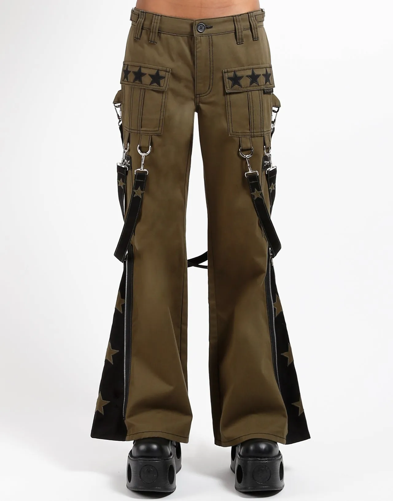 I AM A STAR PANT ARMY BLACK STAR sold by Tripp nyc