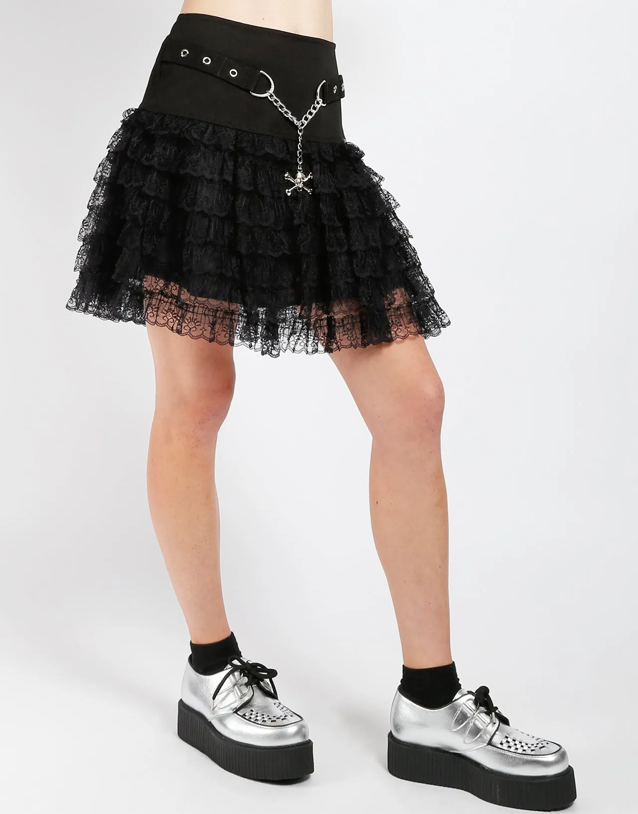 LACE TO LACE SKIRT sold by Tripp nyc product image thumbnail 3