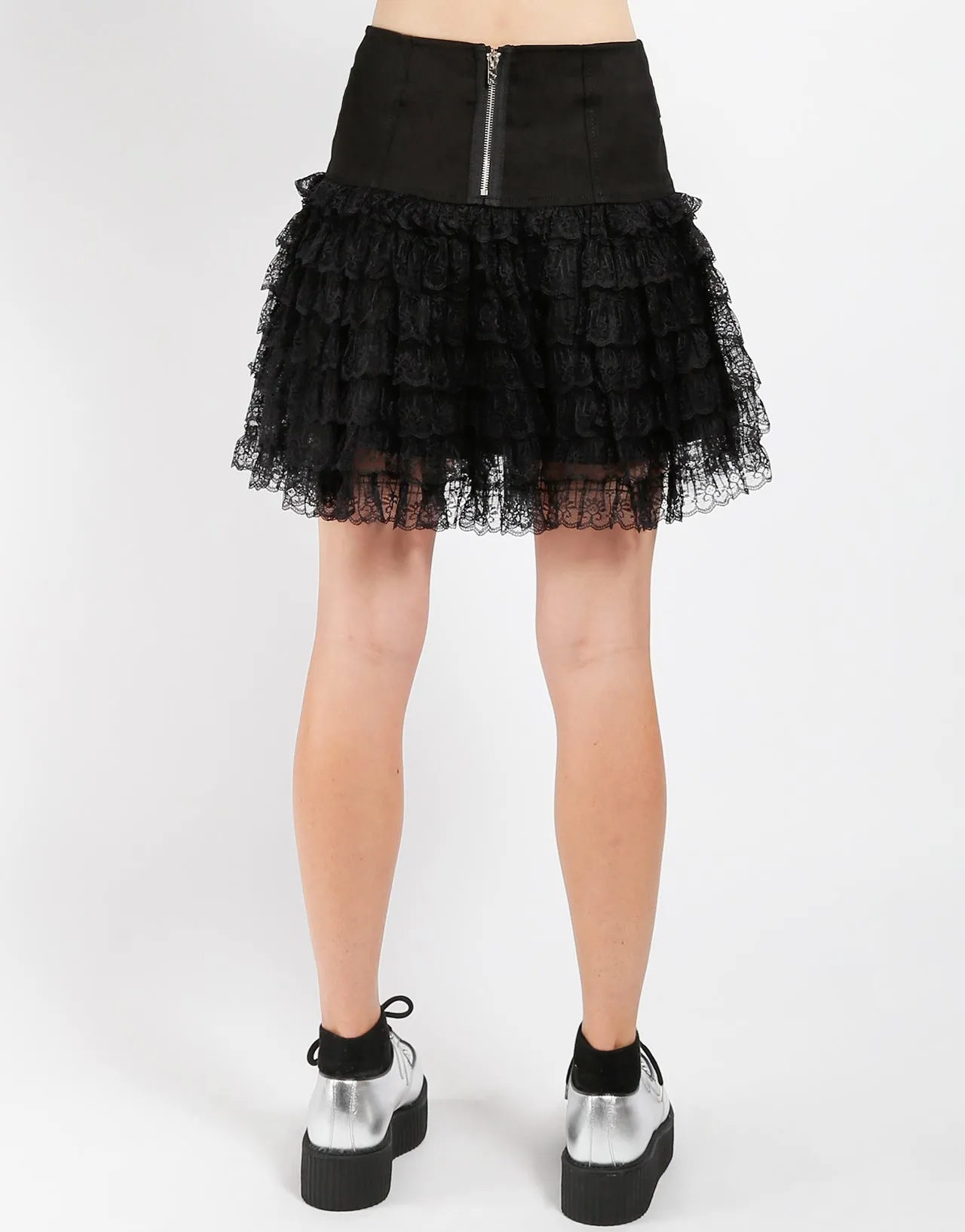 LACE TO LACE SKIRT sold by Tripp nyc product image thumbnail 4