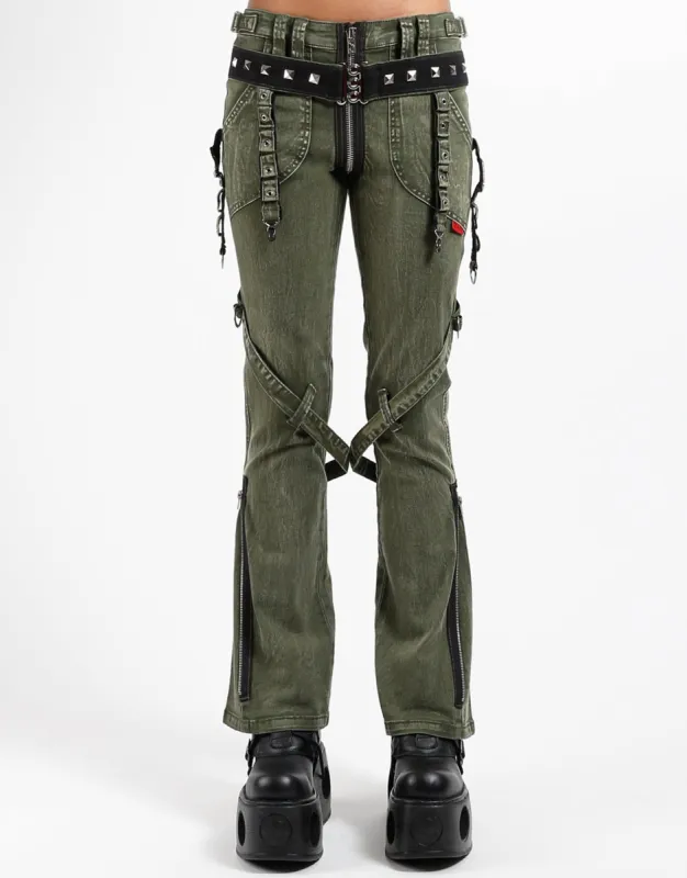 POWER BELT PANT ARMY sold by Tripp nyc