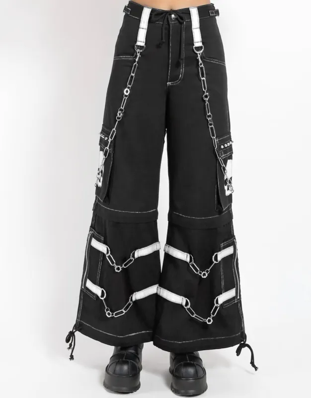 SKULL ZIP OFF PANT WHITE sold by Tripp nyc