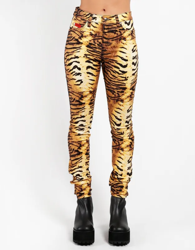 HIGH WAIST T-BACK JEAN TIGER sold by Tripp nyc