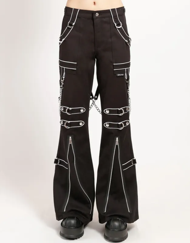 Tripp NYC × DEATH NOTE Split Pants レム×ミサ TRIPP NYC X Deathnote Rem X Misa Pants [Black/White] Fitted