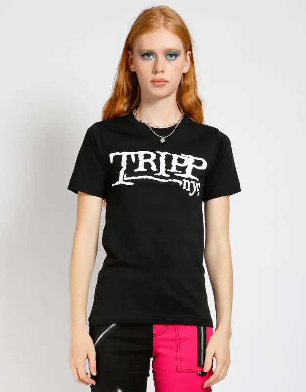TRIPP NYC WHITE LOGO TEE sold by Tripp nyc