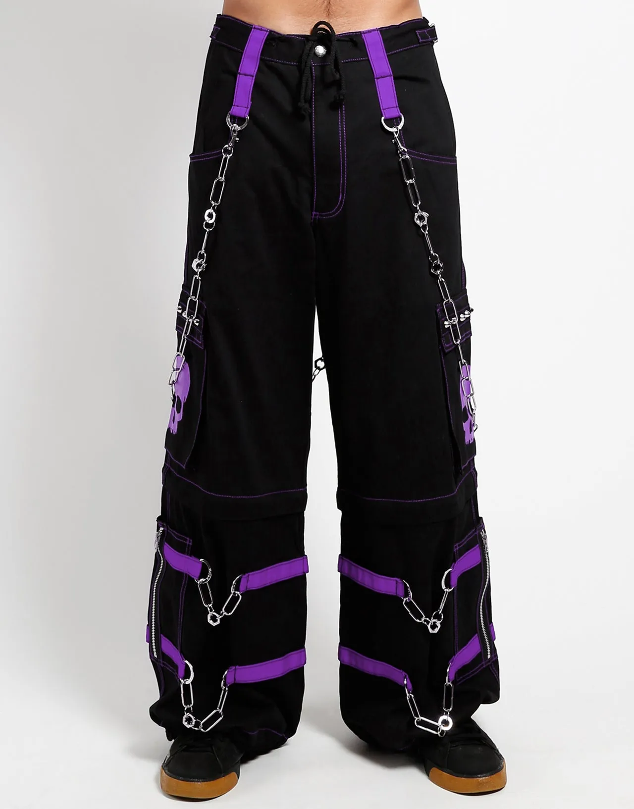 SKULL ZIP OFF PANT PURPLE sold by Tripp nyc product image thumbnail 5