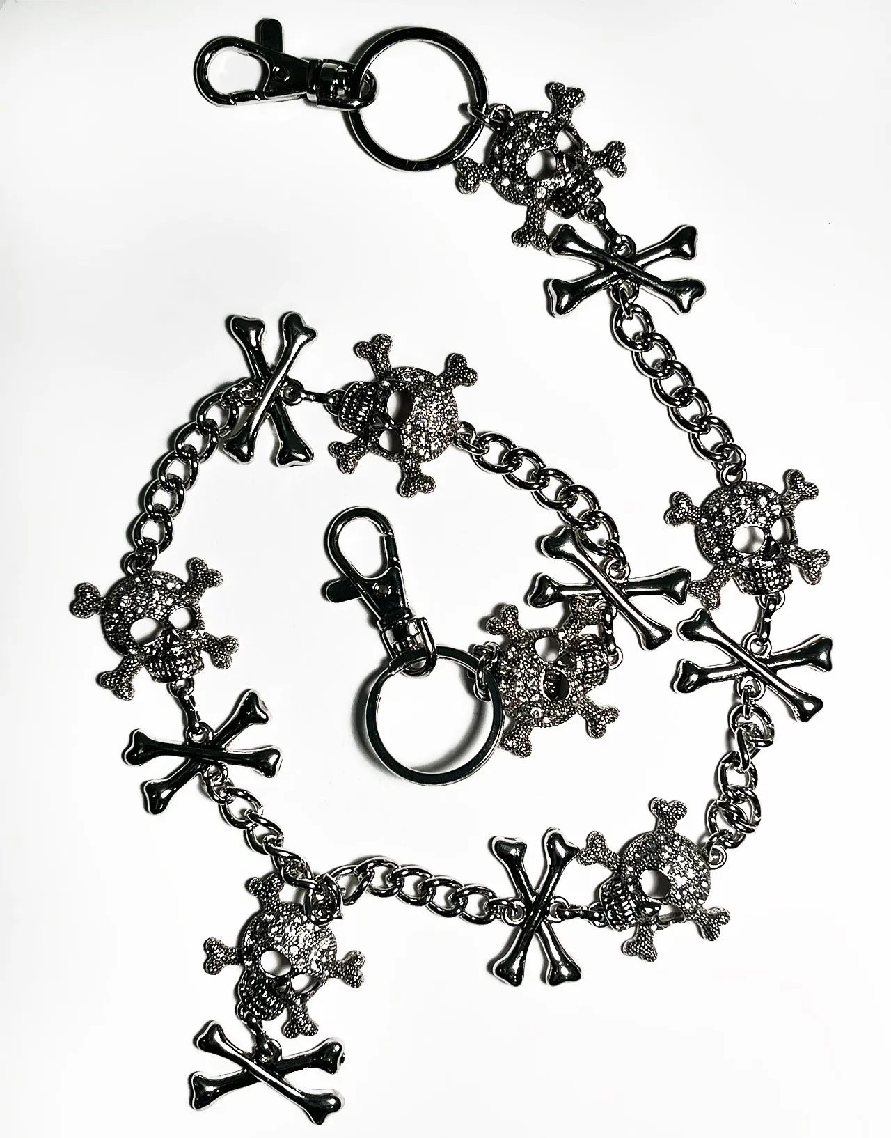DIAMOND SKULL WALLET CHAIN sold by Tripp nyc product image thumbnail 4