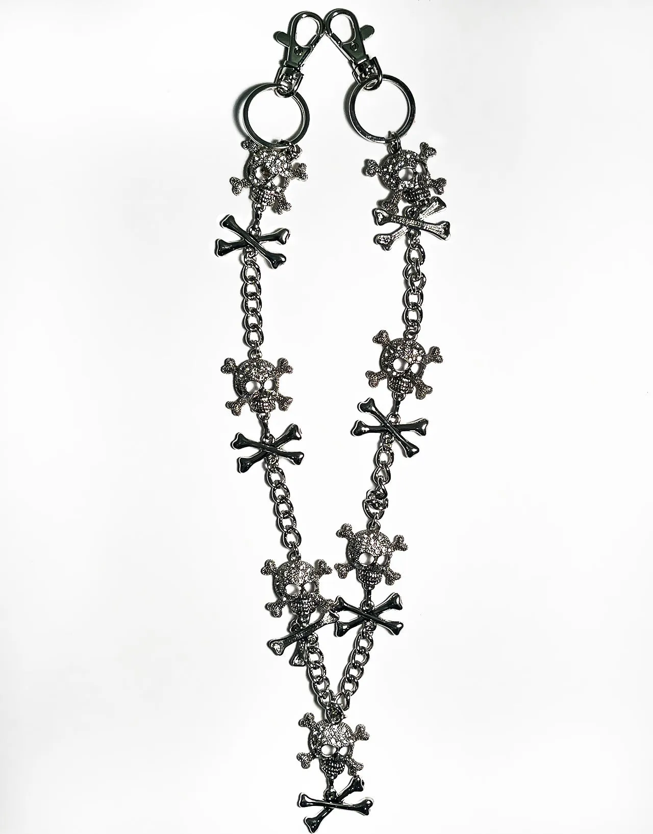 DIAMOND SKULL WALLET CHAIN sold by Tripp nyc
