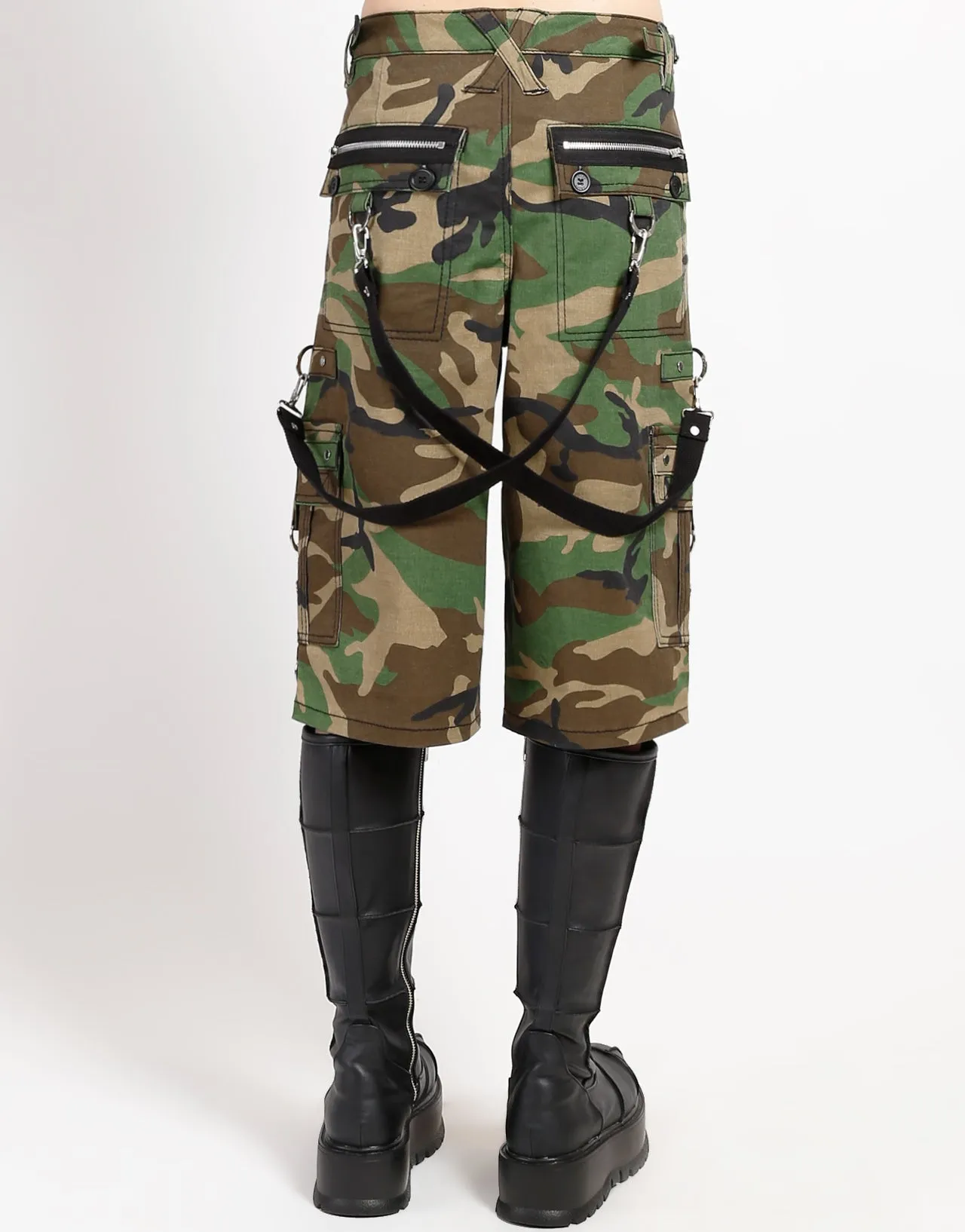PUNK SHORT GREEN CAMO sold by Tripp nyc product image thumbnail 4