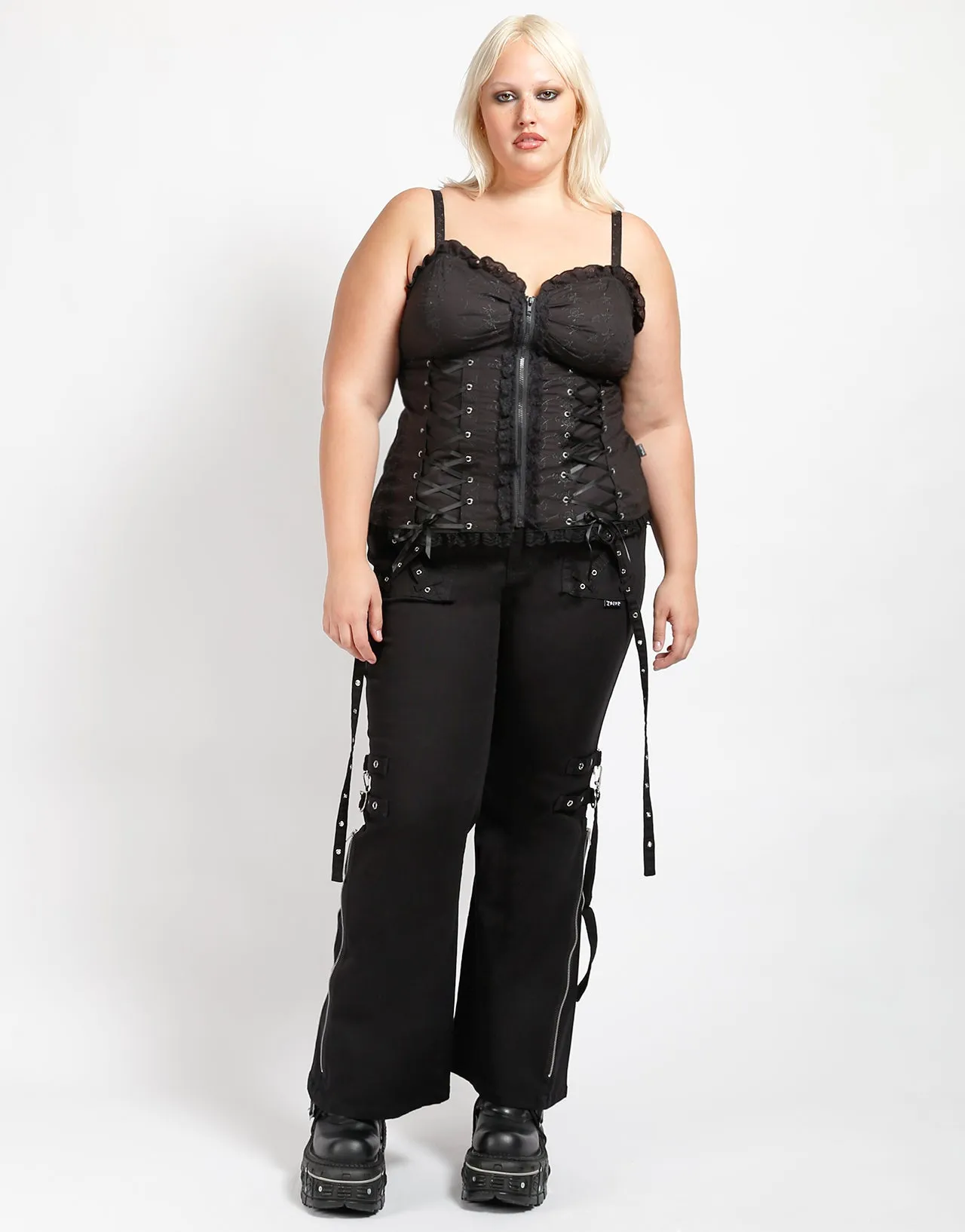 CURVE X-STRAP DARK STREET PANT sold by Tripp nyc product image thumbnail 2