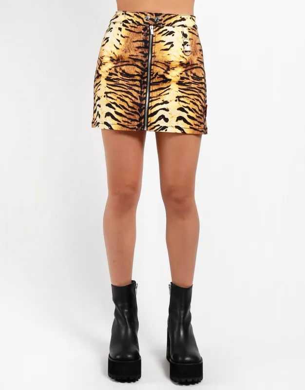 TIGER SKIRT sold by Tripp nyc
