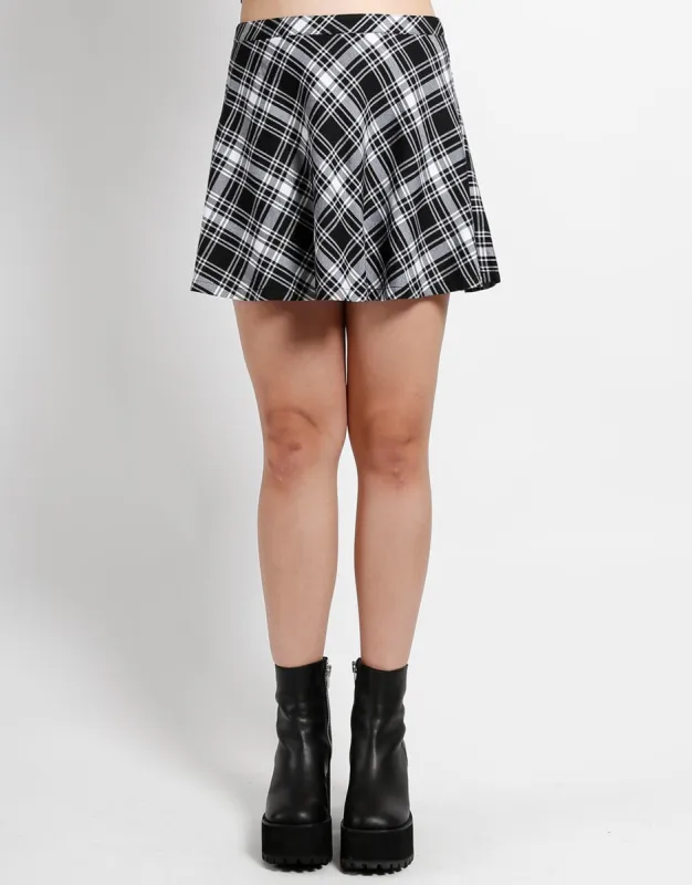 PLAID CIRCLE SKIRT sold by Tripp nyc
