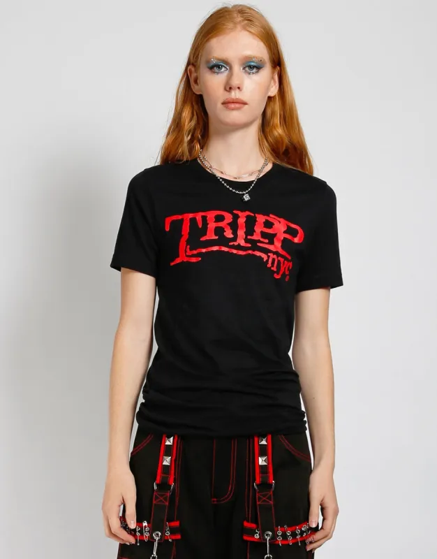 TRIPP NYC RED LOGO TEE sold by Tripp nyc