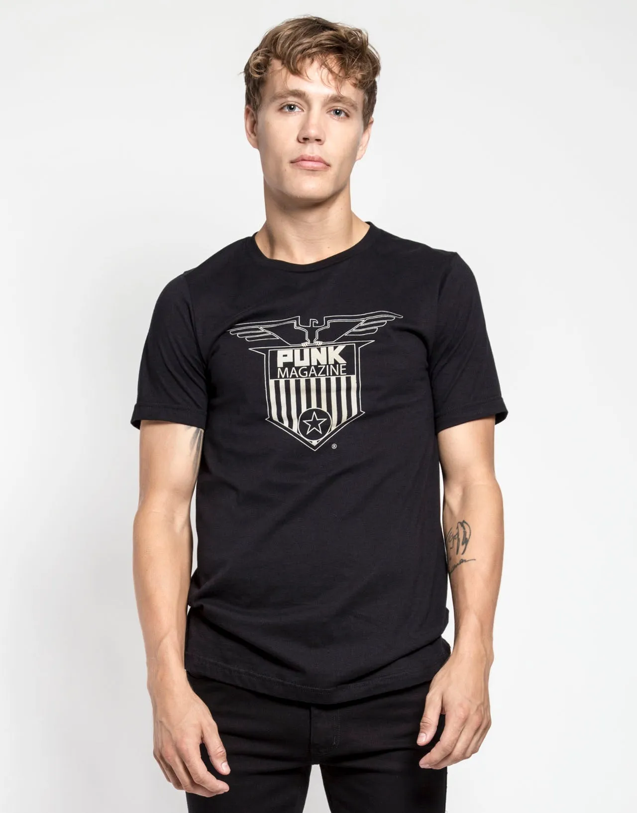 UNISEX PUNK EMBLEM TEE sold by Tripp nyc