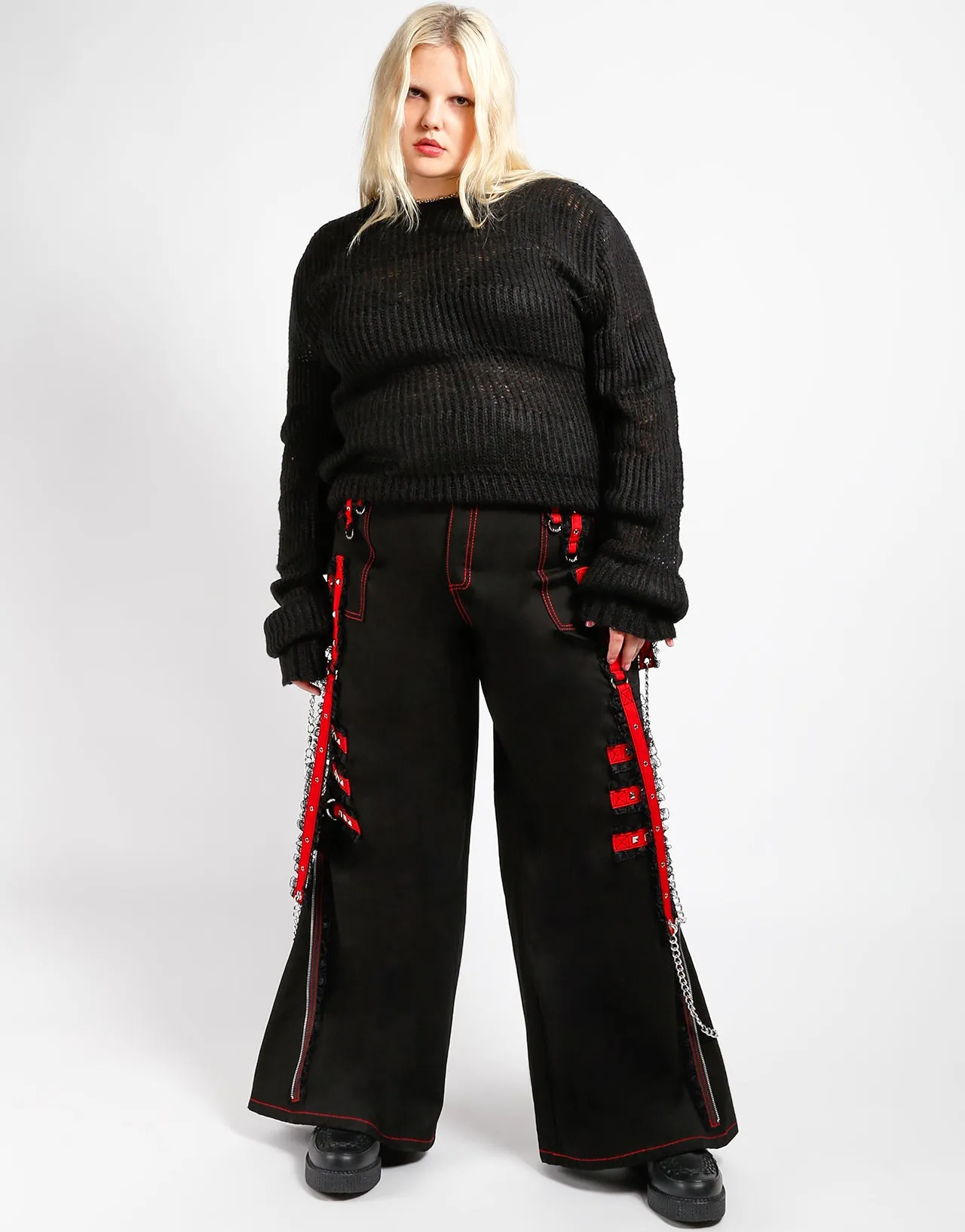 CURVE MIDNIGHT DARK STREET CHAIN PANT sold by Tripp nyc product image thumbnail 2