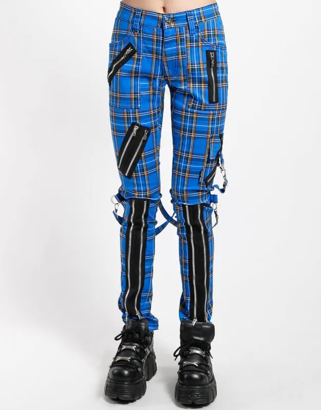ALLAROUND \"BONDAGE PANT\"ネイビーチェック 新品 ALLAROUND 