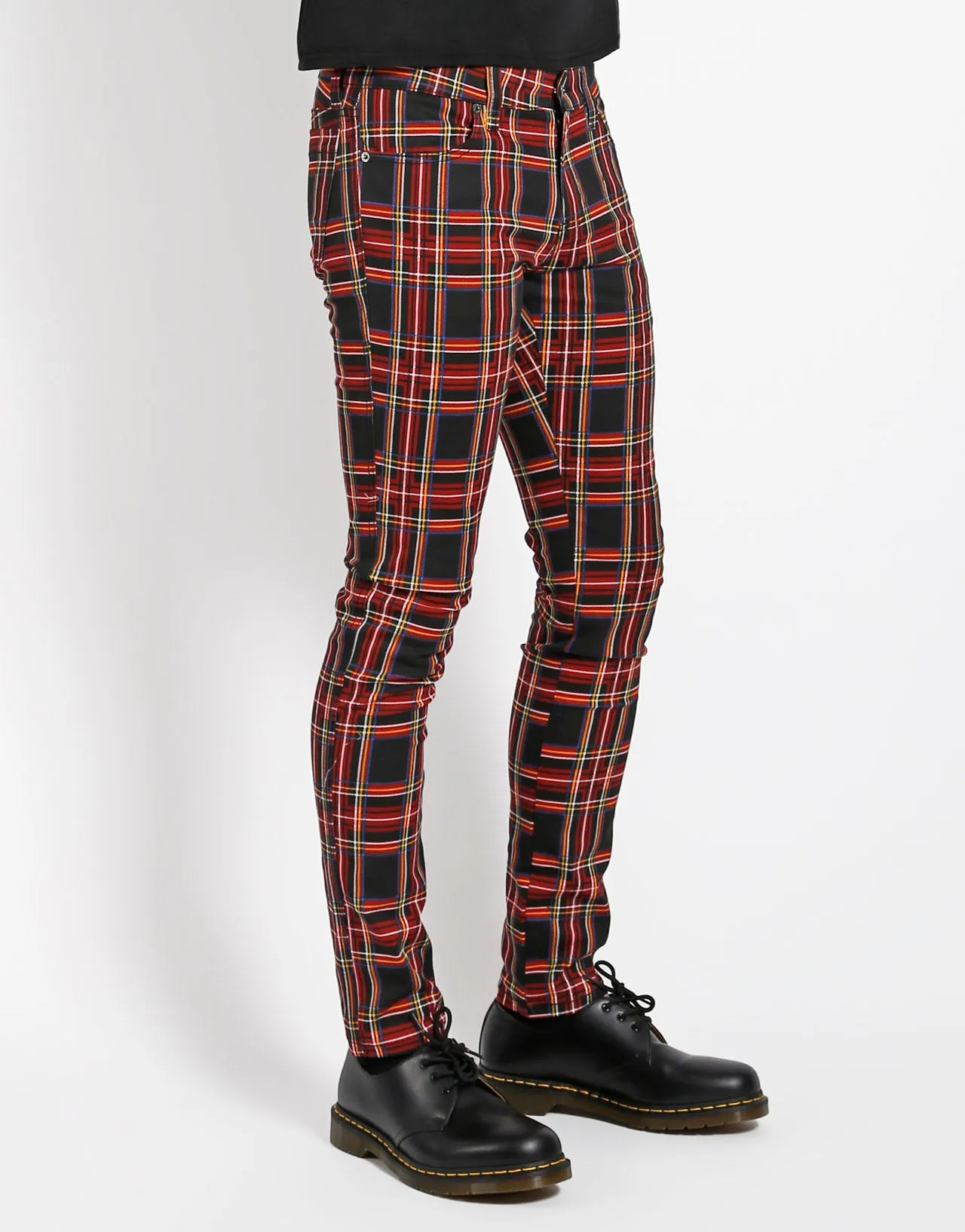 ROCKER JEAN BLACK PLAID sold by Tripp nyc product image thumbnail 3