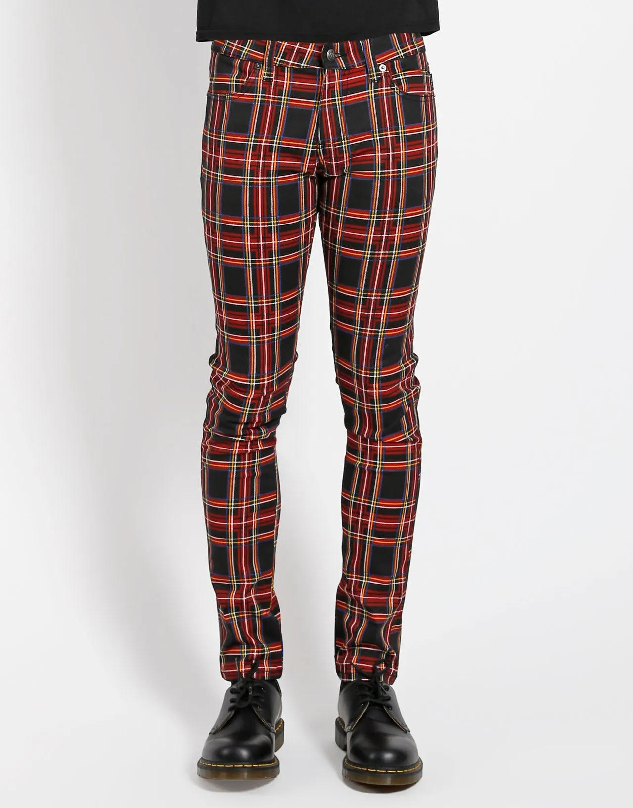 ROCKER JEAN BLACK PLAID sold by Tripp nyc
