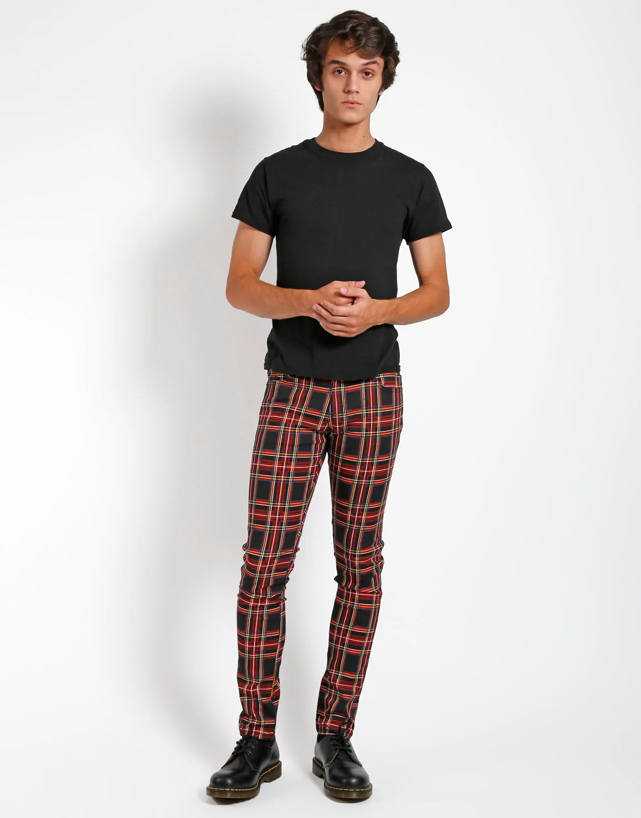 ROCKER JEAN BLACK PLAID sold by Tripp nyc product image thumbnail 2