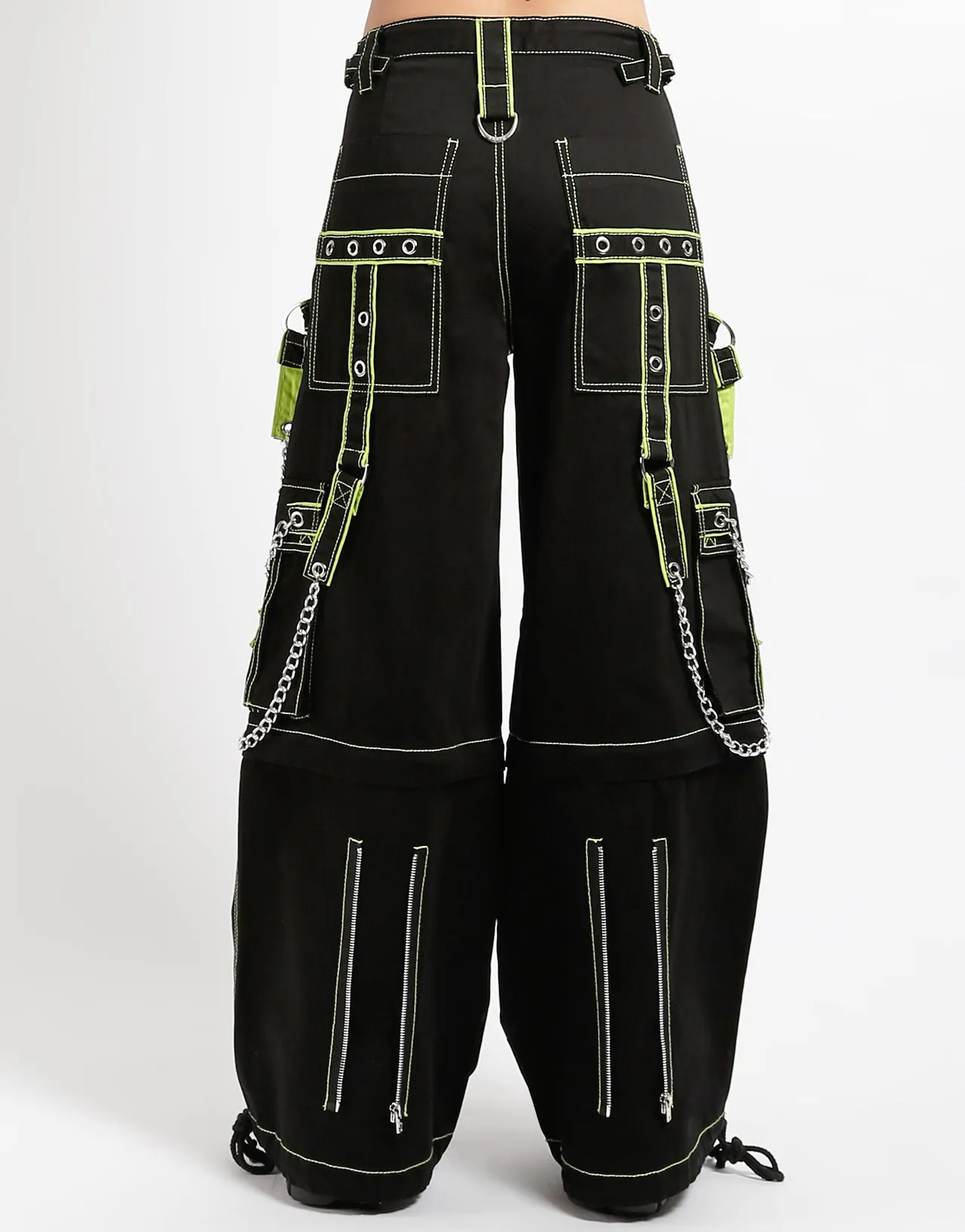 CHAIN AND GROMMET PANT LIME STITCH sold by Tripp nyc product image thumbnail 4