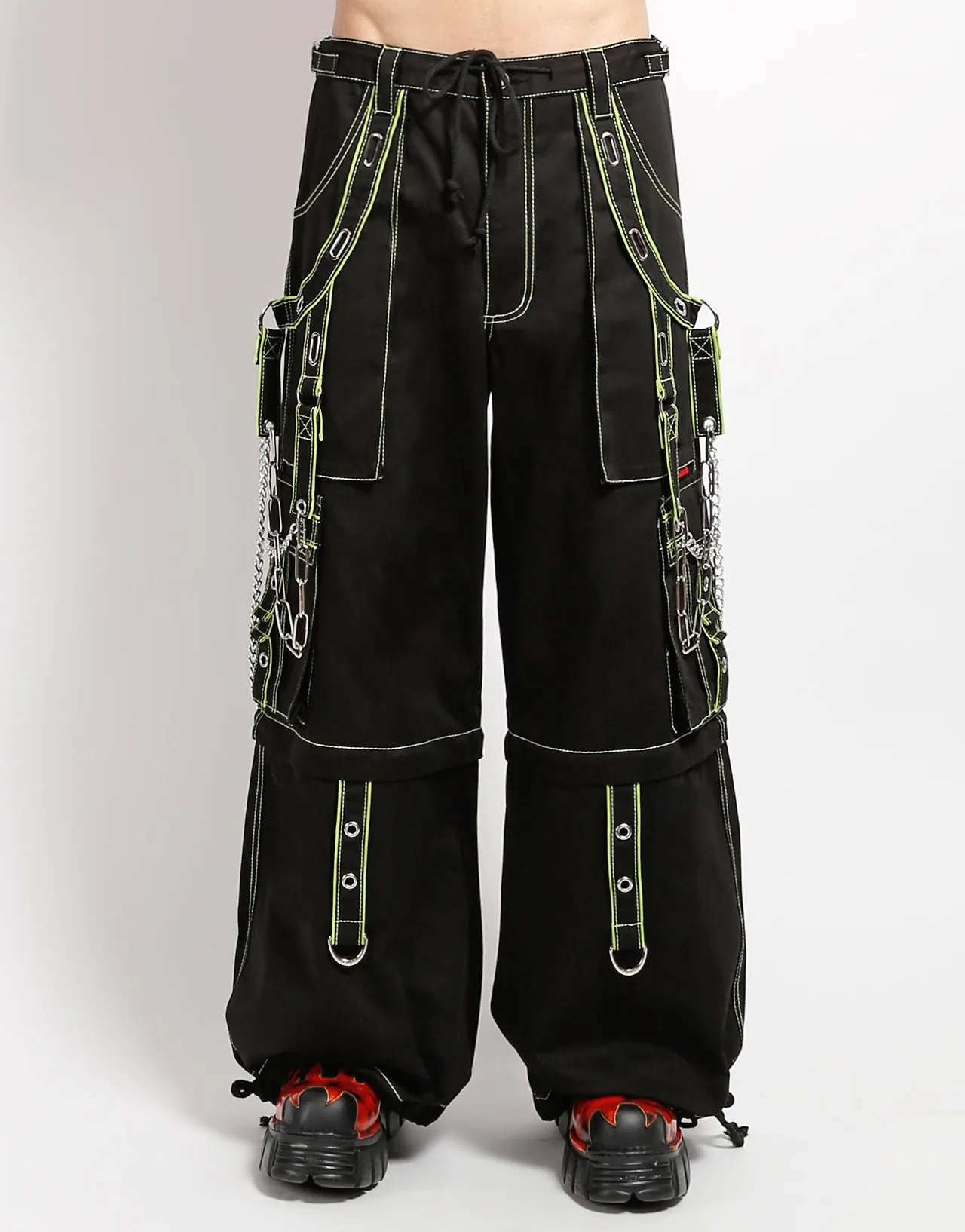 CHAIN AND GROMMET PANT LIME STITCH sold by Tripp nyc product image thumbnail 5