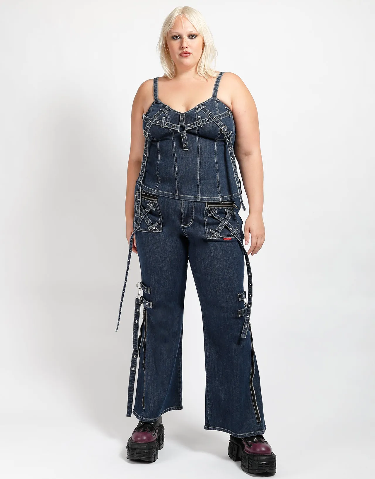 CURVE X-DENIM CORSET sold by Tripp nyc product image thumbnail 2