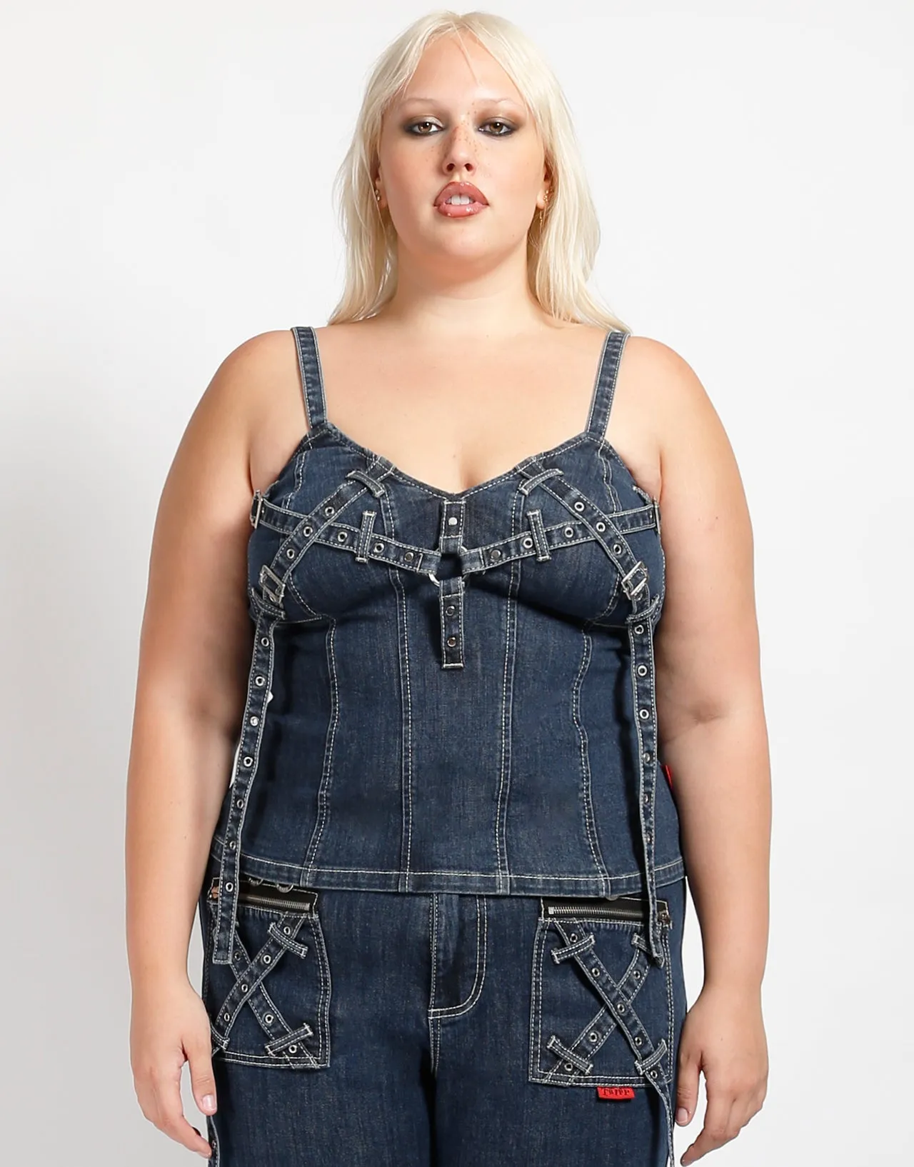 CURVE X-DENIM CORSET sold by Tripp nyc