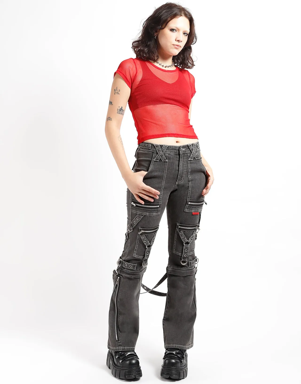 ZIP TO ZIP PANT BLACK DENIM sold by Tripp nyc product image thumbnail 2