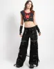 X-STRAP ZIP OFF PANT BLACK sold by Tripp nyc