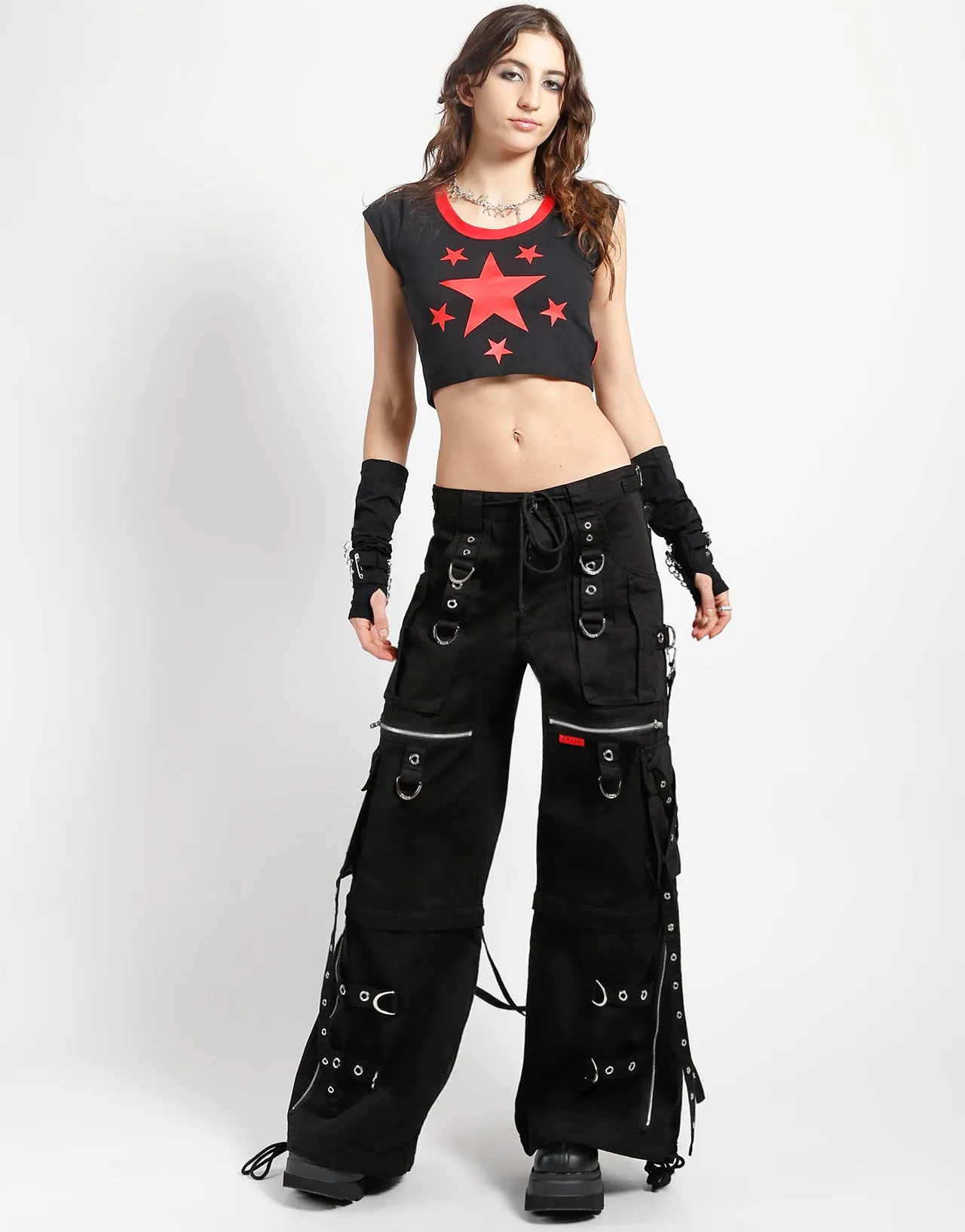 X-STRAP ZIP OFF PANT BLACK sold by Tripp nyc product image thumbnail 2