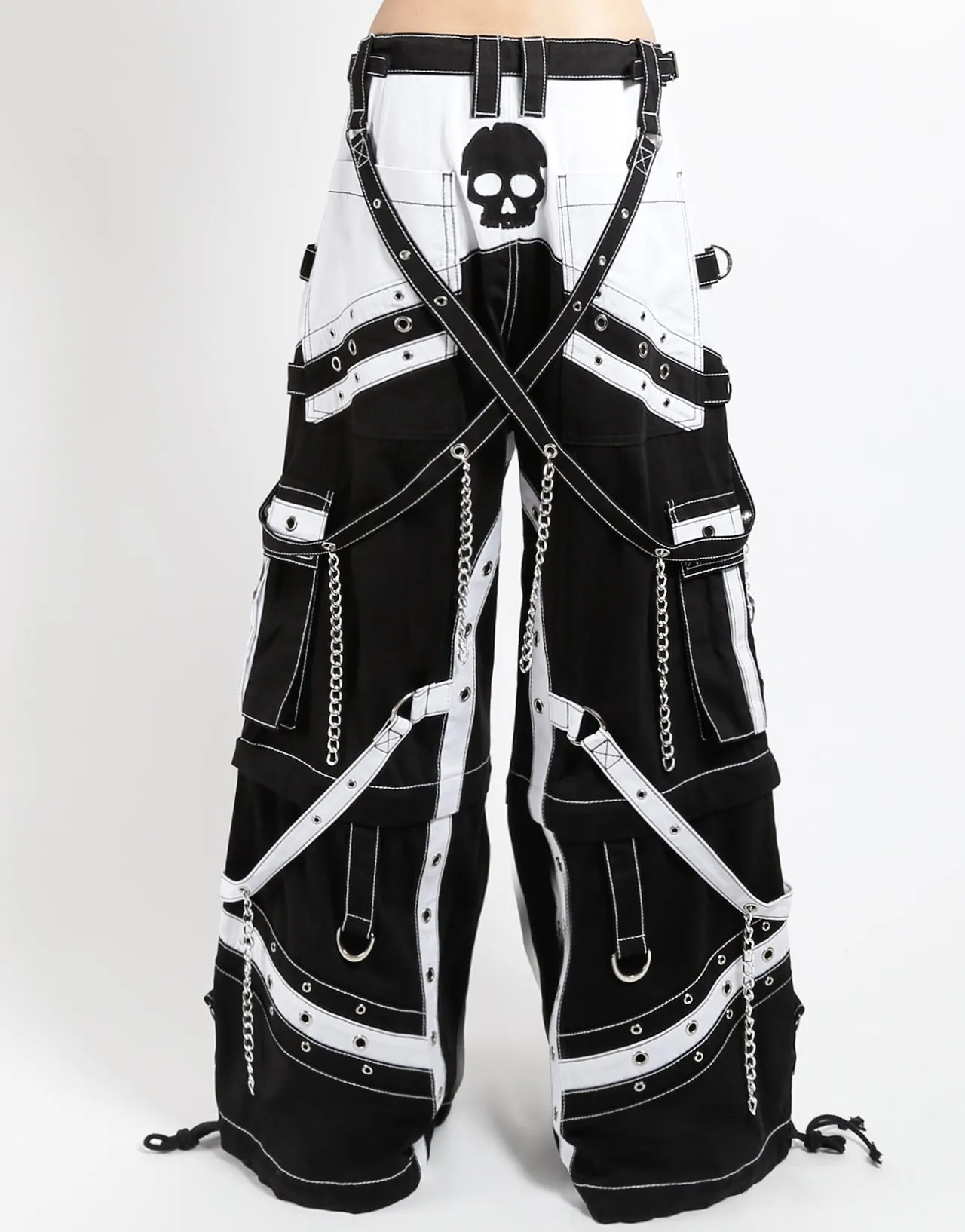 OFF TRACK PANT BLACK/WHITE sold by Tripp nyc product image thumbnail 4