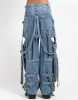 SUPER CUT OUT PANT LIGHT BLUE DENIM sold by Tripp nyc