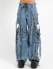 SUPER CUT OUT PANT LIGHT BLUE DENIM sold by Tripp nyc