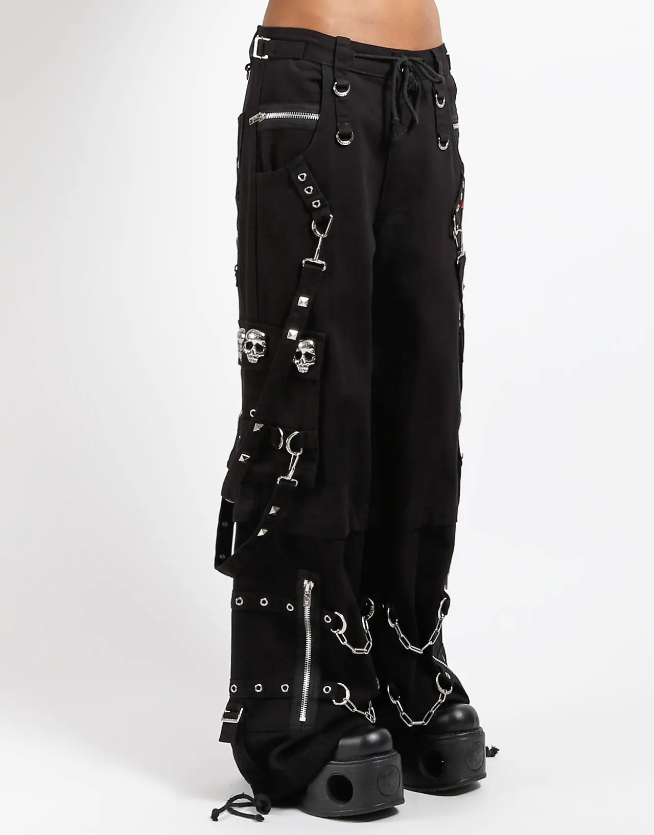 SKULL DENIM STUD PANT sold by Tripp nyc