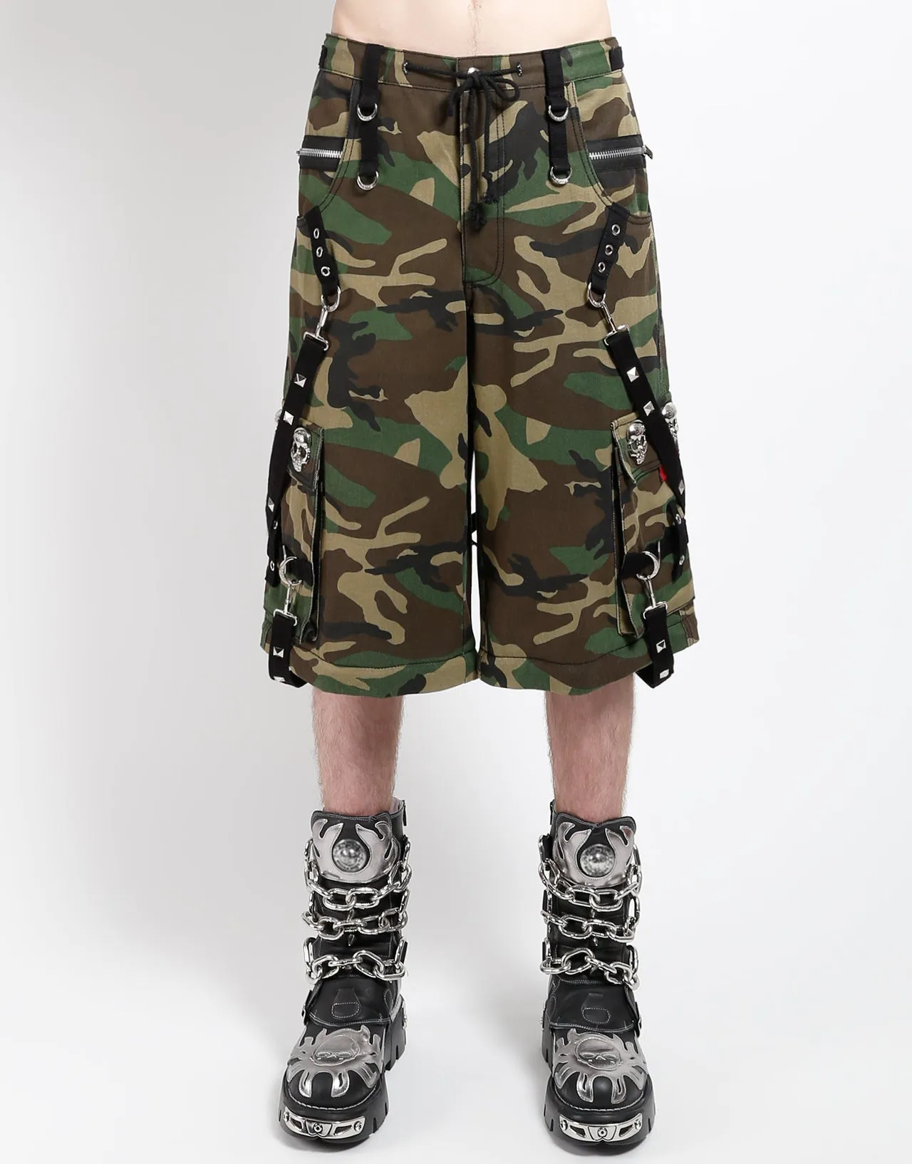SKULL DENIM STUD PANT CAMO sold by Tripp nyc product image thumbnail 5