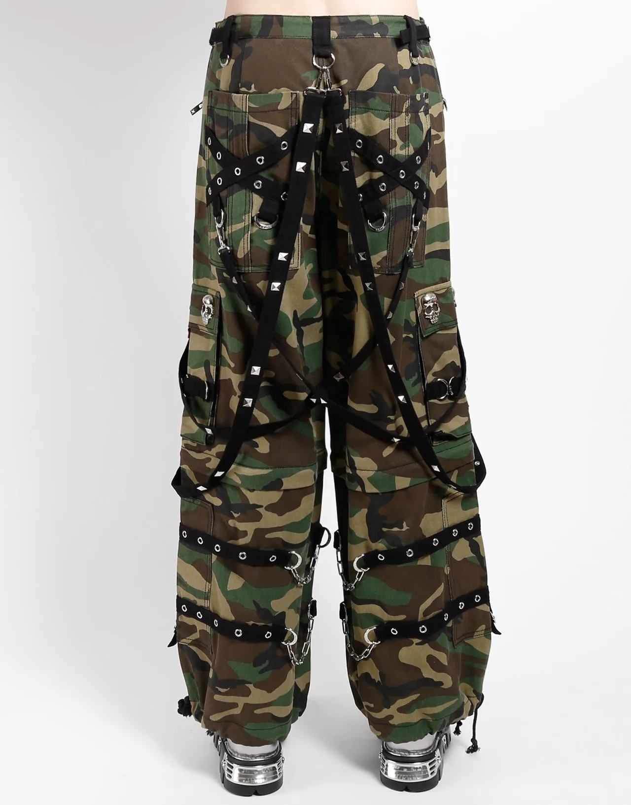 SKULL DENIM STUD PANT CAMO sold by Tripp nyc product image thumbnail 4