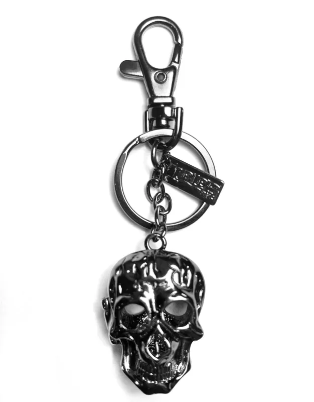 SKULL KEYCHAIN BLACK sold by Tripp nyc