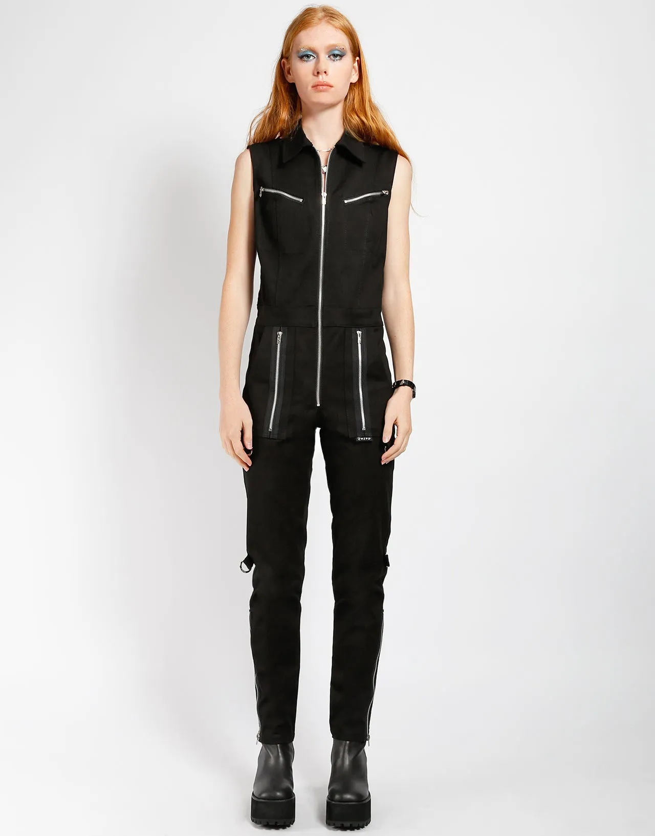 ALL YOU CAN BE JUMPSUIT BLACK sold by Tripp nyc