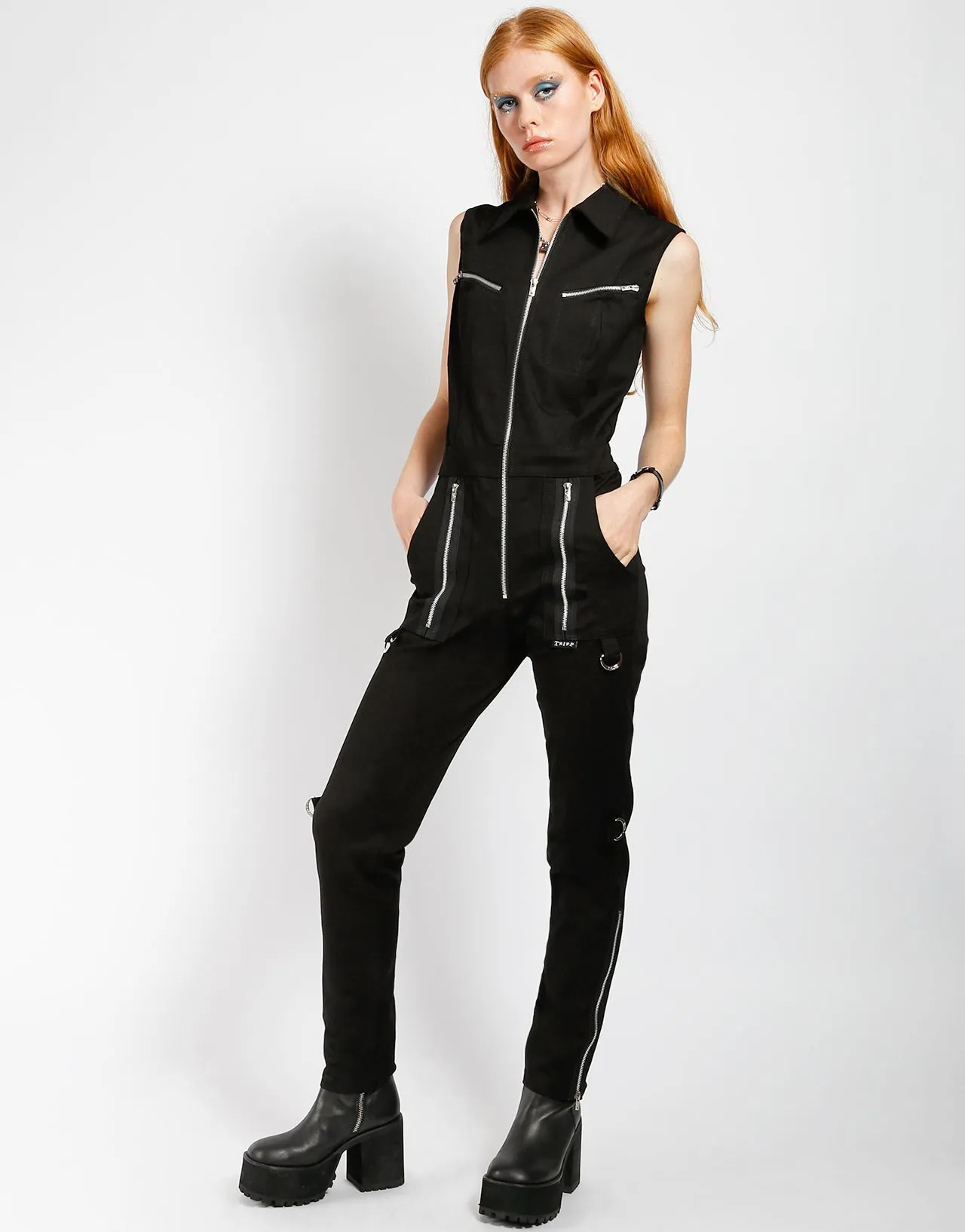 ALL YOU CAN BE JUMPSUIT BLACK sold by Tripp nyc product image thumbnail 2