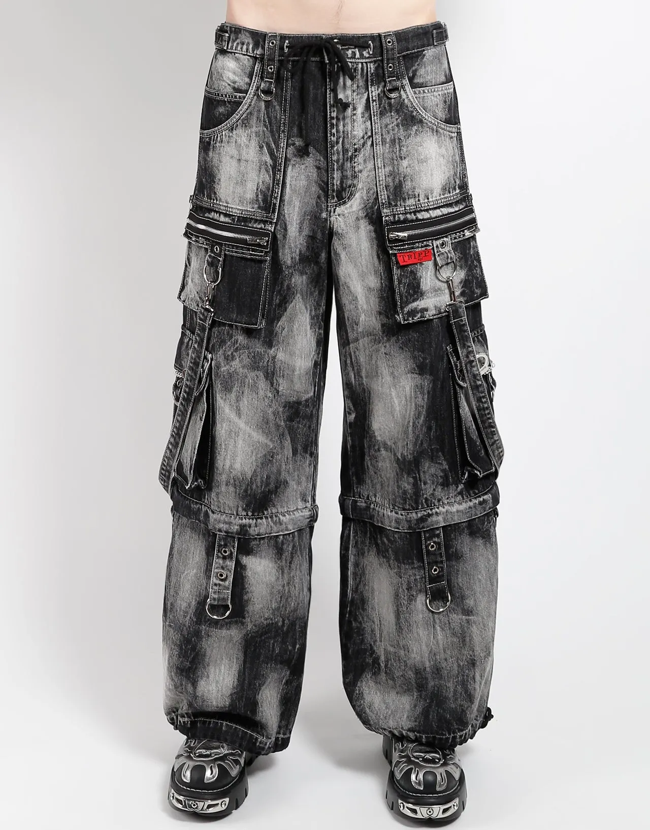 ZIP LOCK PANT CLOUD WASH BLACK DENIM sold by Tripp nyc