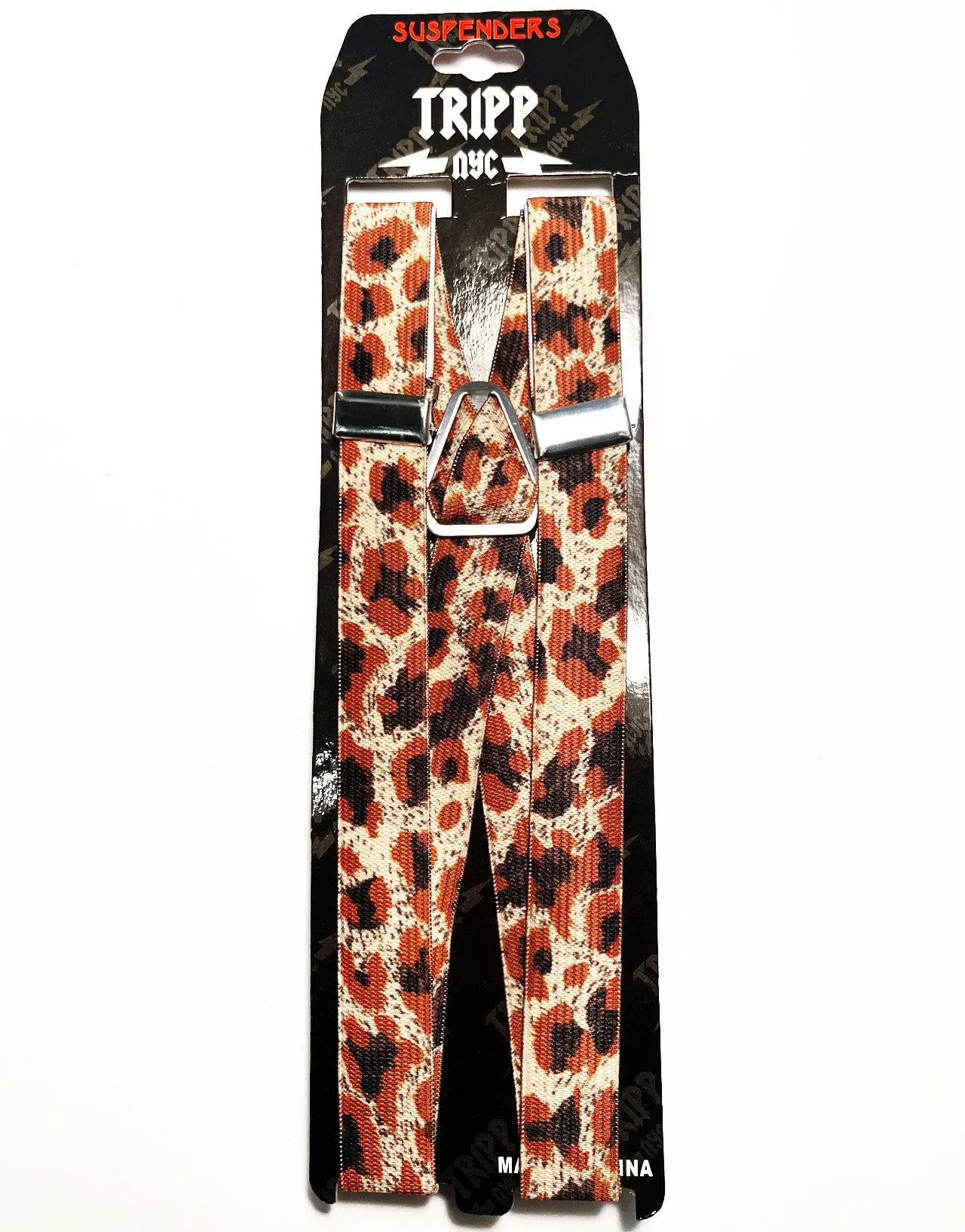 PRINTED SUSPENDERS LEOPARD sold by Tripp nyc product image thumbnail 2