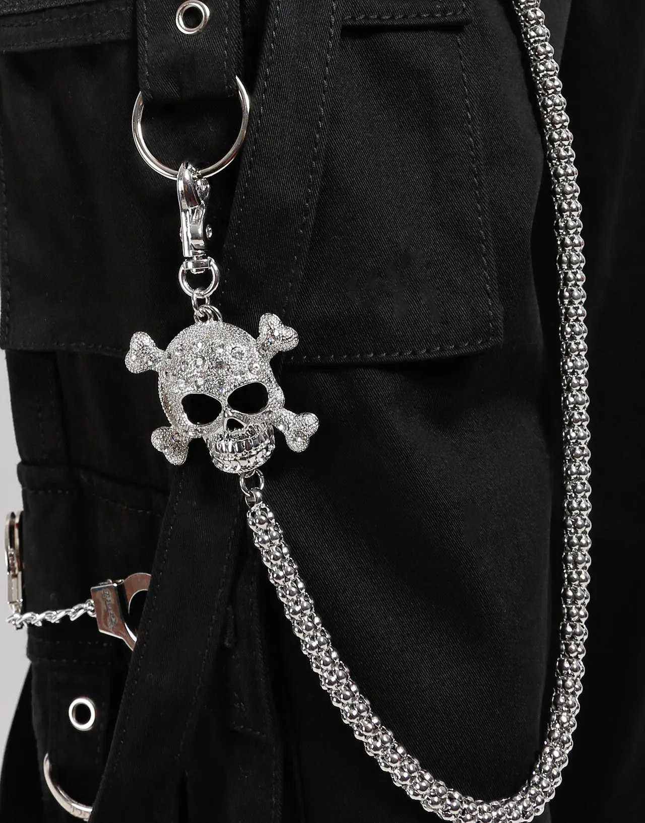 SUPER SKULL CHAIN SILVER sold by Tripp nyc product image thumbnail 2