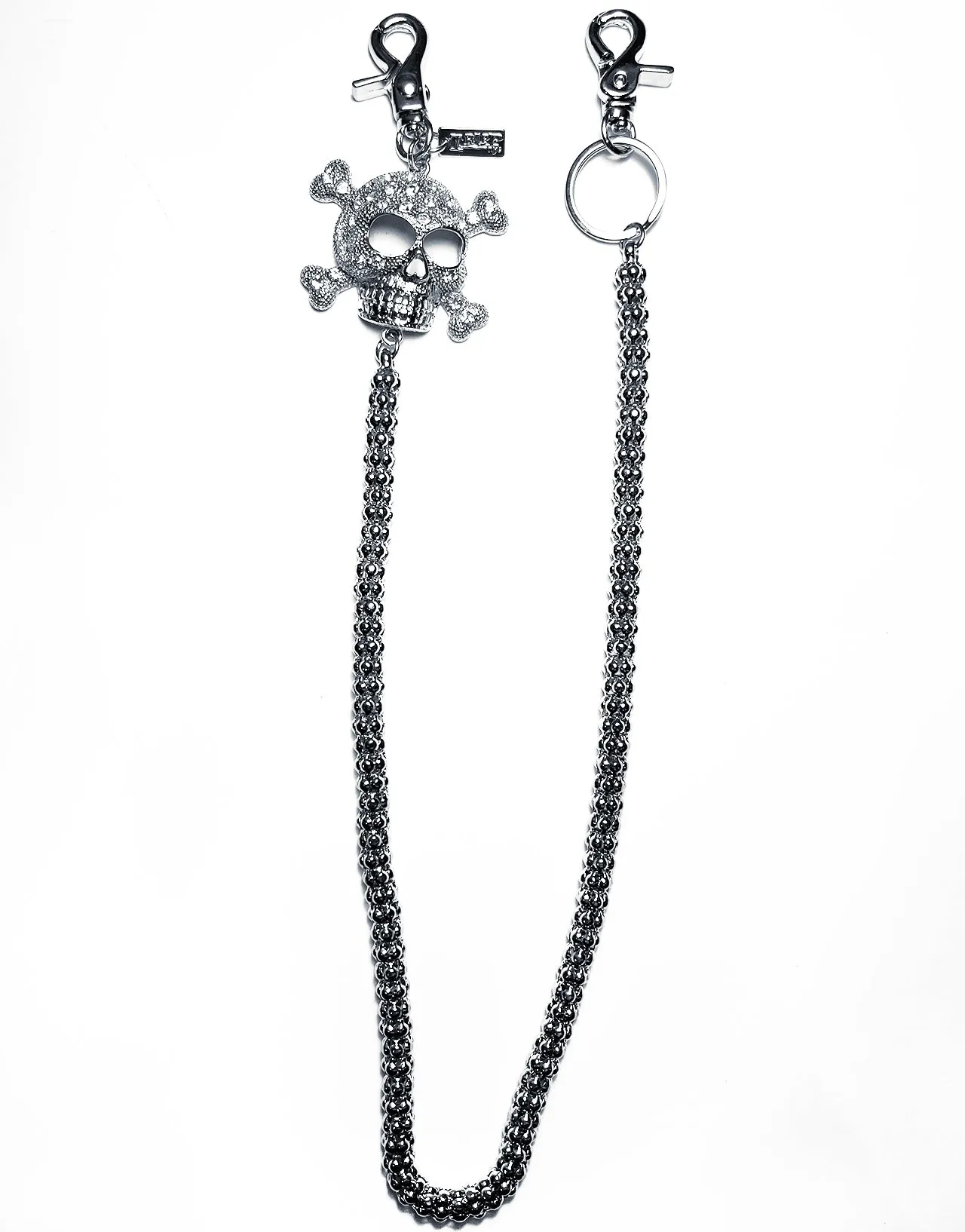 SUPER SKULL CHAIN SILVER sold by Tripp nyc