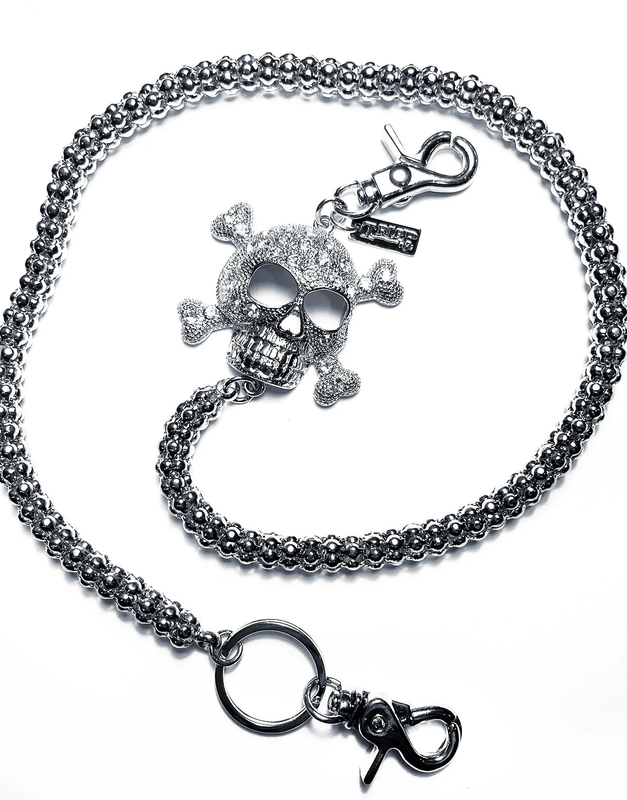 SUPER SKULL CHAIN SILVER sold by Tripp nyc product image thumbnail 3