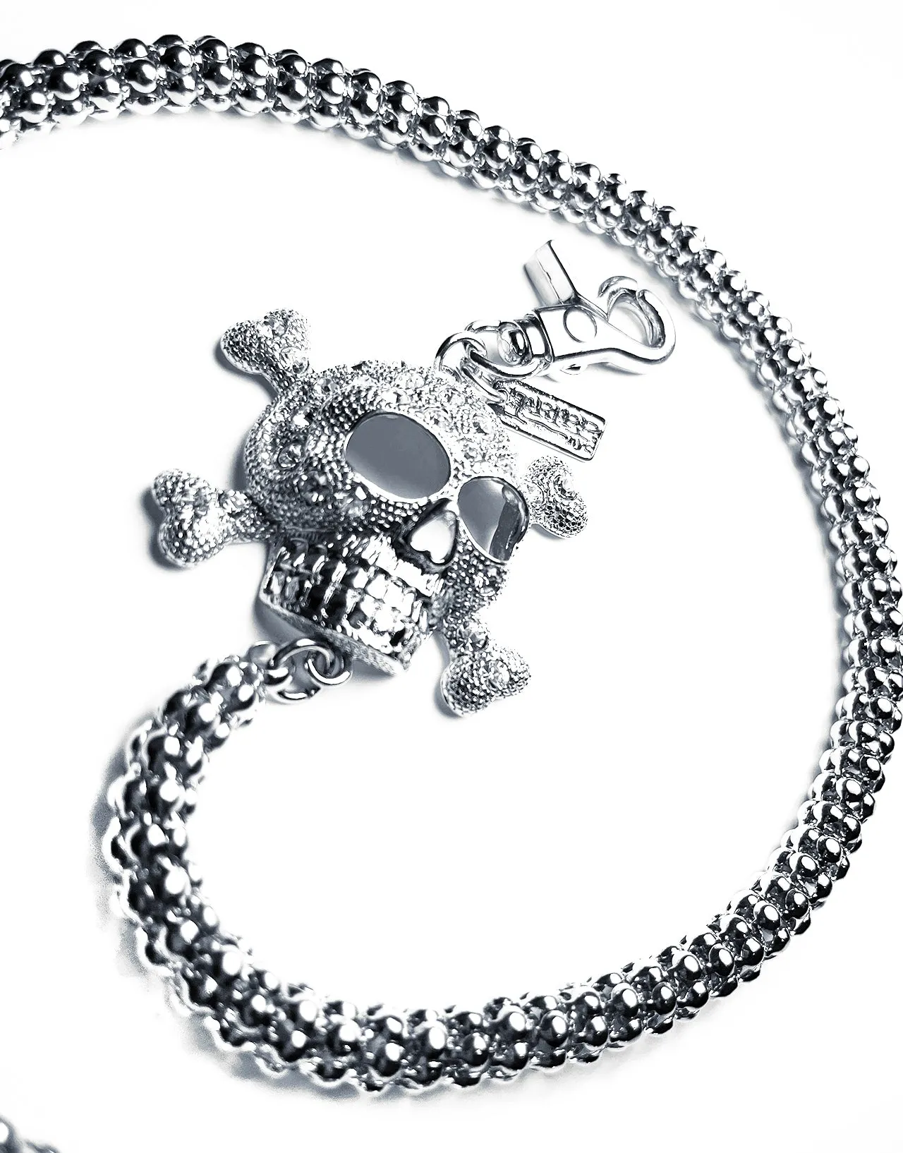 SUPER SKULL CHAIN SILVER sold by Tripp nyc product image thumbnail 4